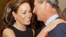 Prince Charles and his god-daughter, Tara Palmer-Tomkinson, during a reception at Clarence House in 2003.