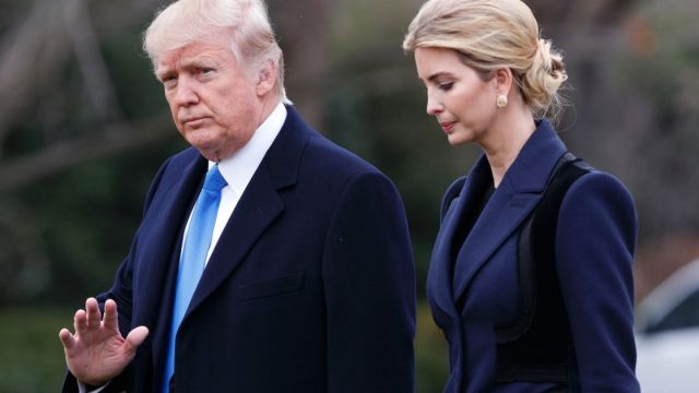 President Donald Trump has been quick to defend his daughter Ivanka. 