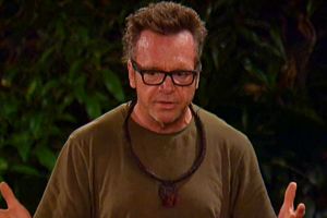 Tom Arnold on I'm A Celebrity, Get Me Outta Here Australia season 3, 2017.