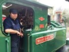 Tristan McMahon, driver with the West Coast Wilderness Railway, Queenstown