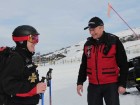 Perisher's volunteer ski patrol at work