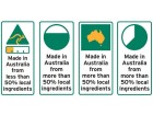 Country of origin food label concepts