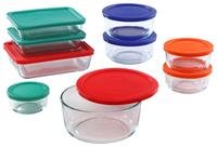 Pyrex Simply Store  Food Storage Set - Multicolor - 18 pc