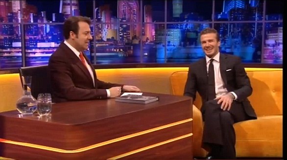 Beckham’s agent Simon Oliveira allegedly emailed the Jonathan Ross Show producers, saying: ‘Maybe Jonathan should ask about the knighthood and say he should get it. What do you think? David is up for it.’