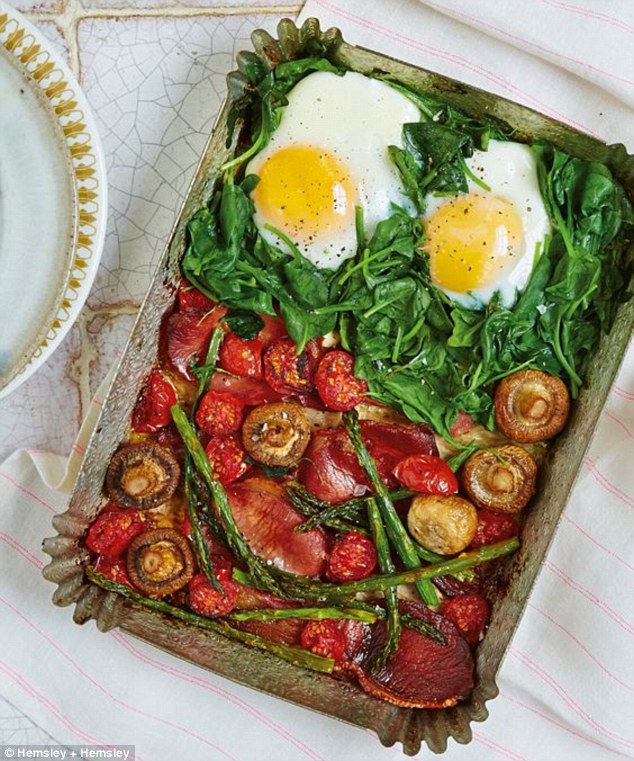 Hemsley + Hemsley's One Pan Full Monty Breakfast won in the Best Brunch category at the first ever Best of Pinterest UK Food Awards