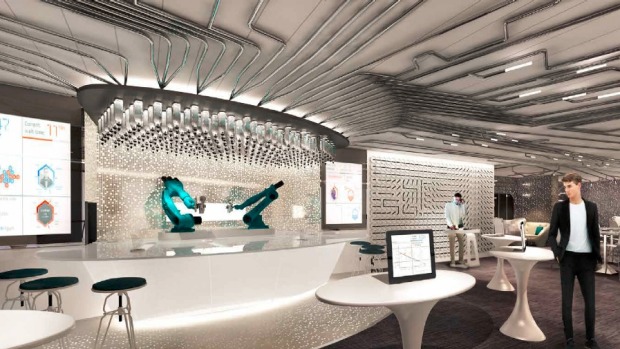 Futuristic experience: The Bionic Bar.