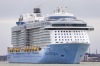 Ovation of the Seas arrives in Southampton, England to welcome her first guests before she heads to her homeport in ...