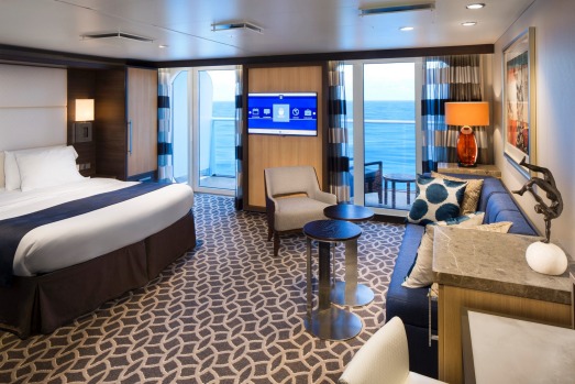 Junior suite with balcony on Ovation of the Seas