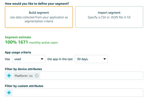 Target Your Campaign by Creating Segments