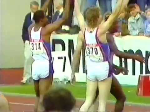 The 'quickest sock in history' -European Athletics Championships 1986 4x400 Final