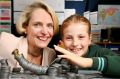 Catherine Robson with her nine-year-old daughter Elizabeth. Catherine gave a financial talk to her daughter's Grade 3 ...