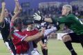 Glory days: Wolves player David Cervinski in action against the Auckland Kingz in 2001.