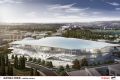 A 2015 artist's impression of the proposed convention centre, the Australia Forum, designed by Italian architect ...