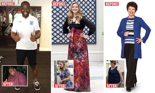 Before and after weight loss photos of super slimmers