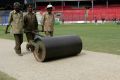 Ground staff at Bangalore.