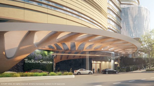 FJMT has been awarded the design for the new Ritz-Carlton hotel at The Star Casino, Sydney.