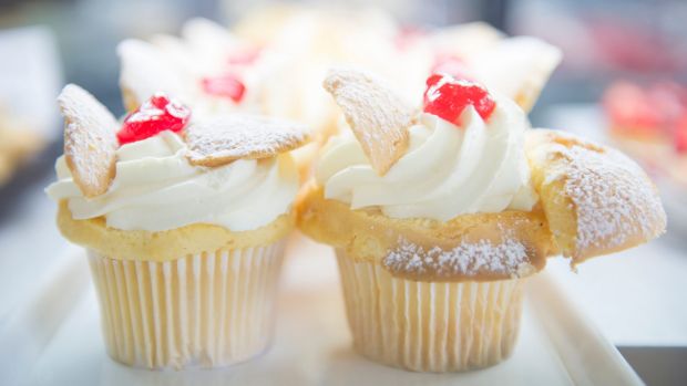 Butterfly cakes at the Yarralumla Bakery. Just one of the freshly-made treats that attract customers to the business of ...