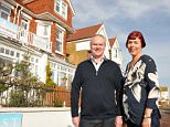 Steep rises: Eastbourne guesthouse owners Karen and Mark Cheater face an increase from £639 to £3,136