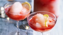 Make ahead: Adam Liaw's Campari frose punch.