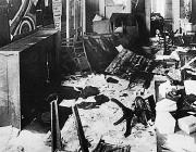 An IWW office after a police raid, 1919