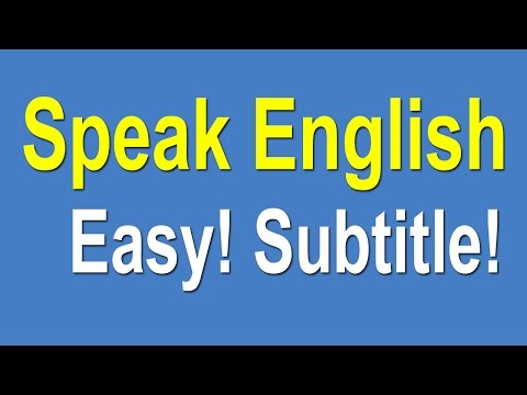 Speaking English For Beginners - Speak English Learning Easy