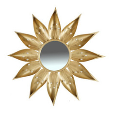 Зеркало настенное в виде цветка, диаметр 62 см ARTEVALUCE - Зеркала