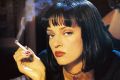 Uma Thurman in Pulp Fiction.