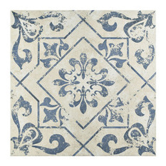 SomerTile - SomerTile Pinochie Ceramic Floor and Wall Tile, Cobalto - Wall And Floor Tile