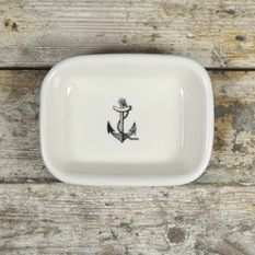  - Izola 'Maritime' Ceramic Soap Dish - Soap Dishes & Holders