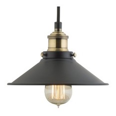 Linea di LIara - Andante Factory Pendant Light, Antique Brass - Pendant Lighting