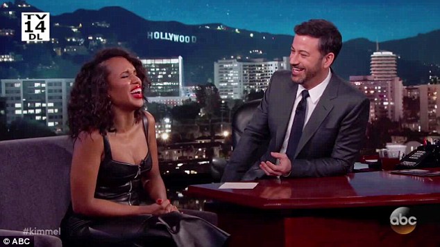 'I don't really know how to ride a horse!' The two-time Golden Globe nominee also rocked a bright red lip and coiffed curls for the late-night talk show