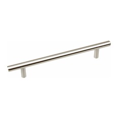 GlideRite Hardware - GlideRite 9-7/8" Solid Stainless Steel Finish 7-1/2" CC Cabinet Bar Pulls - Cabinet And Drawer Handle Pulls