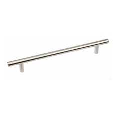 GlideRite Hardware - GlideRite 12" Solid Steel Finish 9" CC Cabinet Bar Pulls, Stainless Steel - Cabinet And Drawer Handle Pulls