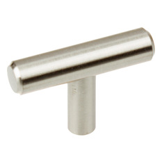 GlideRite Hardware - Glider Cabinet Bar Knob, Stainless Steel - Cabinet And Drawer Knobs