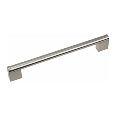 GlideRite Hardware - Round Cross Bar Cabinet Pull, Stainless Steel, 9" - Cabinet And Drawer Handle Pulls