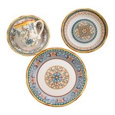 Euro Ceramica - Duomo Dinnerware 16 Piece Set - Dinnerware Sets