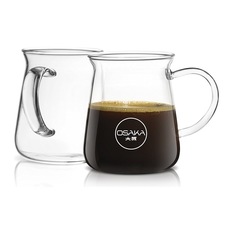 Osaka - Osaka Borosilicate Coffee Glasses, Set of 2 - Mugs