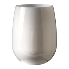 symGLASS - 12 Oz. Stemless White Wine Glass, Set of 4 - Wine Glasses