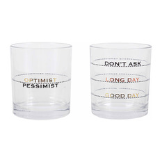 DEI - Day's Pour Old Fashioned Glasses, Set of 2 - Everyday Glasses