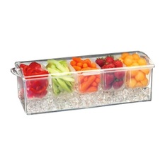 PRODYNE - Iced Acrylic Condiments Tray - Condiment Sets