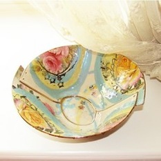 Handmade Ceramic Magic Weather Bowl by Vanessa Conyers - Salad & Serving Bowls