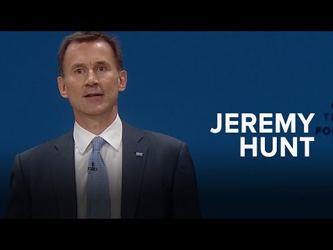 Jeremy Hunt: Speech to Conservative Party Conference 2016