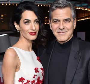 Amal and George Clooney.