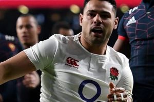 Settling in to the side: England centre Ben Te'o.