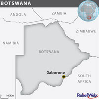 Map of Botswana