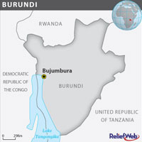 Map of Burundi