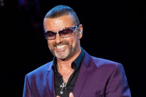 George Michael on stage in 2012.