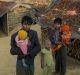 Refugees are seen in Kutapalong Rohingya refugee camp in Cox's Bazar, Bangladesh. 