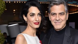 Amal and George Clooney.