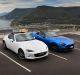 2017 Mazda MX-5 RF v Abarth 124 Spider.